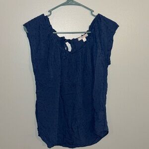 Lauren Conrad medium shirt, navy blue